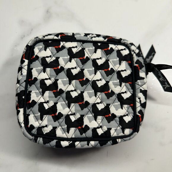 Vera Bradley Scottie Dog Travel Jewelry Organizer, Quilted, Multipockets, NWOT - Picture 2 of 13